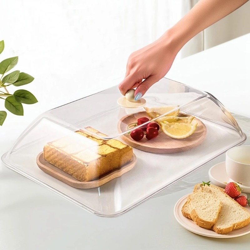 Food Storage With Lids - WORTHBUY 재사용 가능한 플라스틱 식품 커버