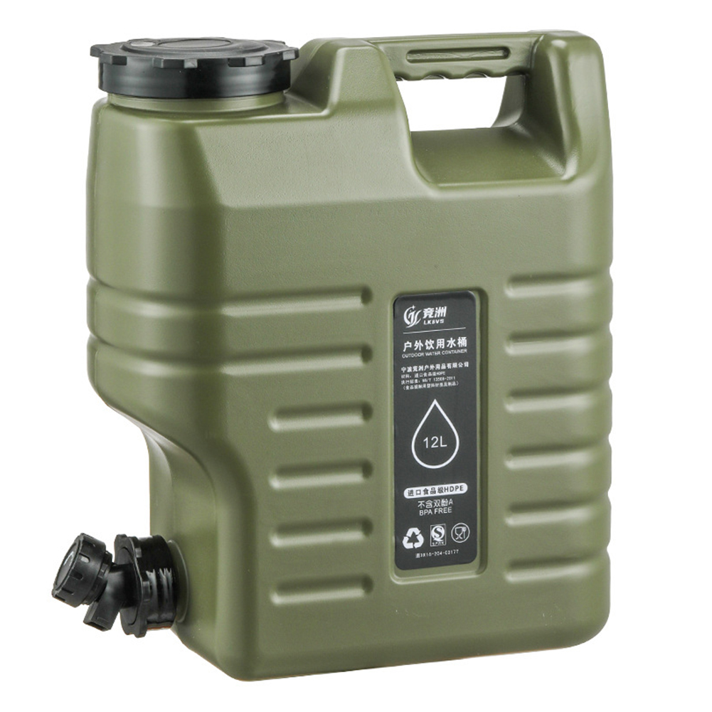 Food Storage Emergency - 3.2갤런/12리터 물통 식품 등급 PE 음료