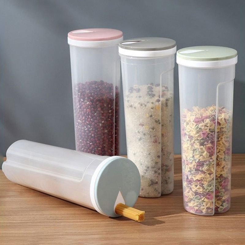 Food Storage For Pantry - 식품 등급 플라스틱 국수 보관 용기