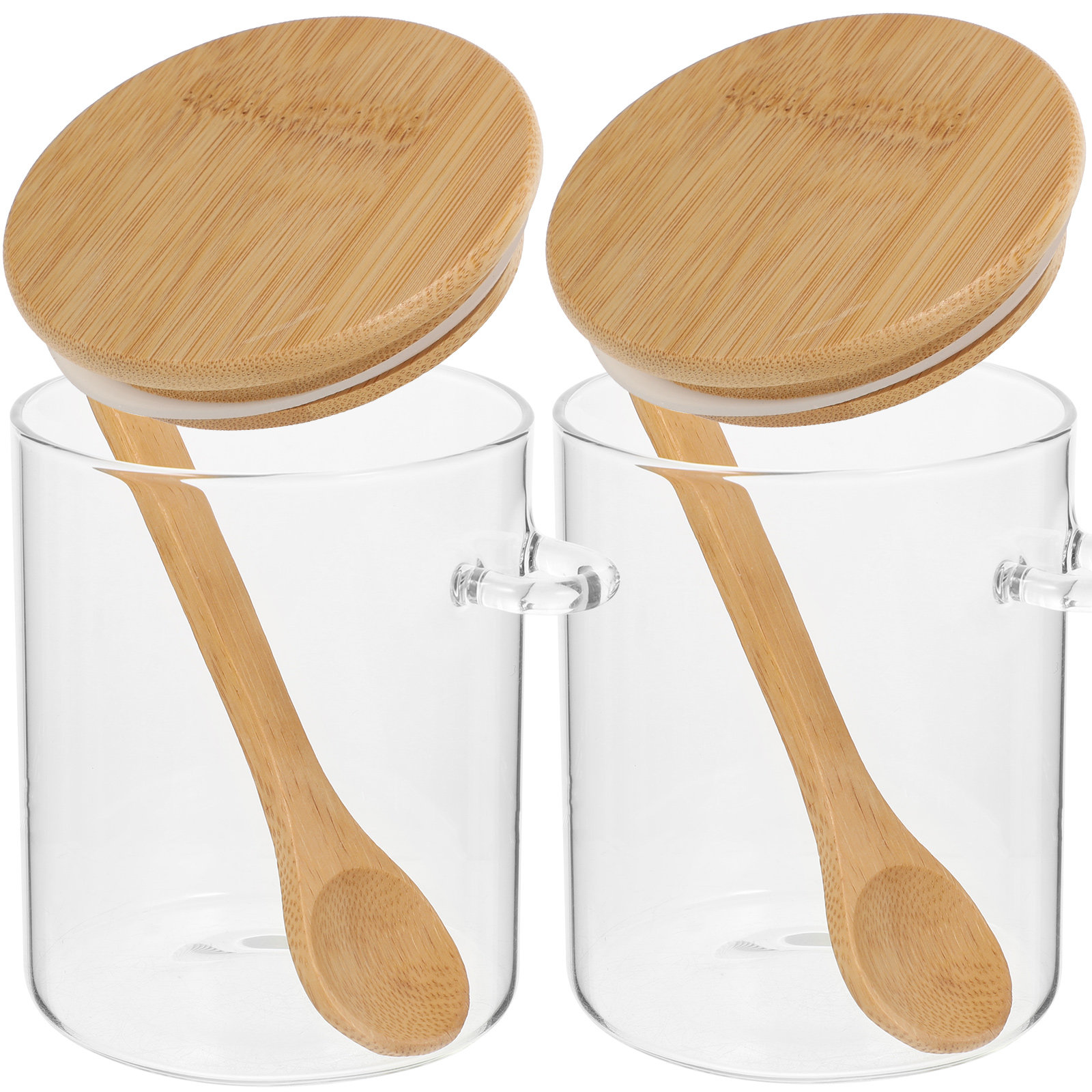 Food Storage And Container - 2개 밀가루 설탕 보관 용기 투명