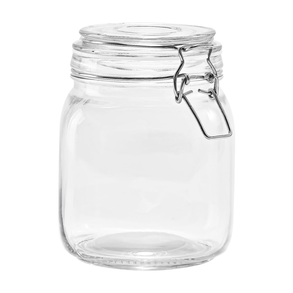 Food Storage For Pantry - 메인스테이 38온스 유리 식품 저장 용기,