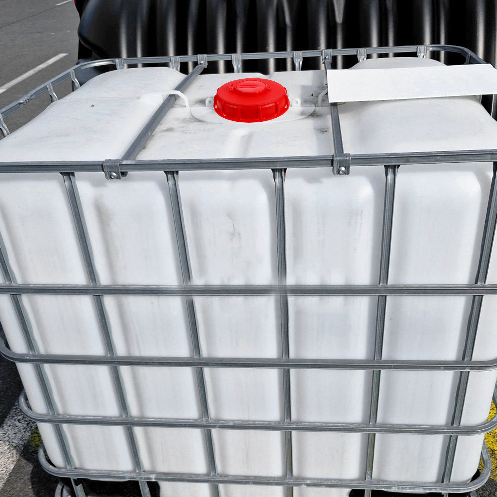 Food Storage With Lids - IBC 토트 뚜껑 레드 16.2cm ABS