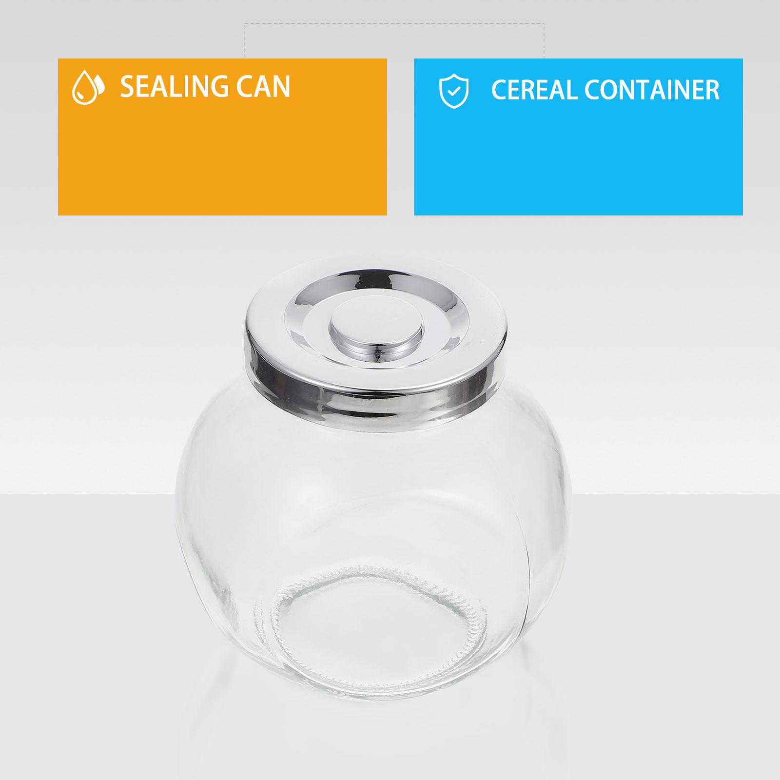 Food Storage Jars & Containers - 2개입 과일잼 보관병 가정용 주방 식품