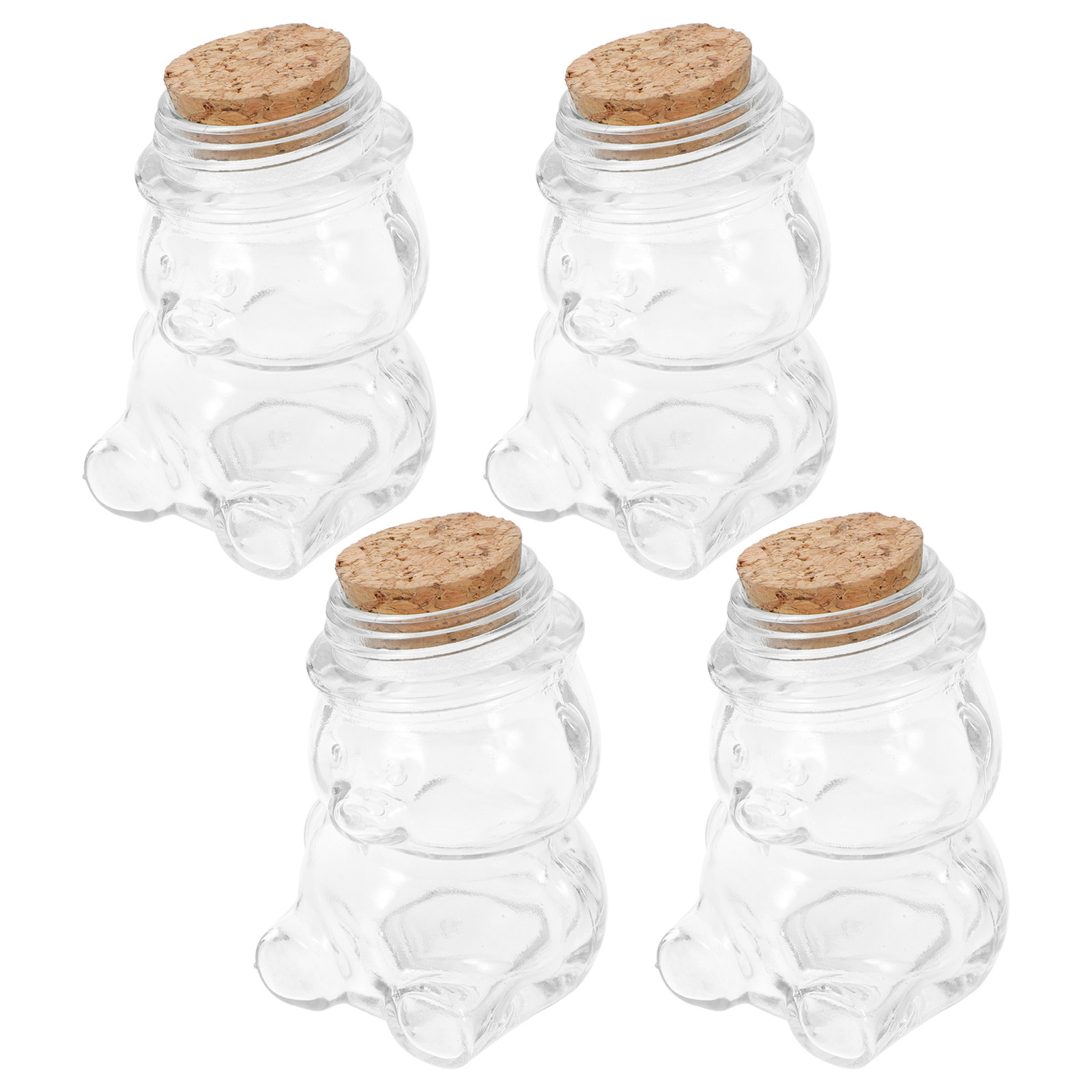 Food Storage Jars & Containers - 4Pcs 유리 사탕 항아리 세트 사탕,