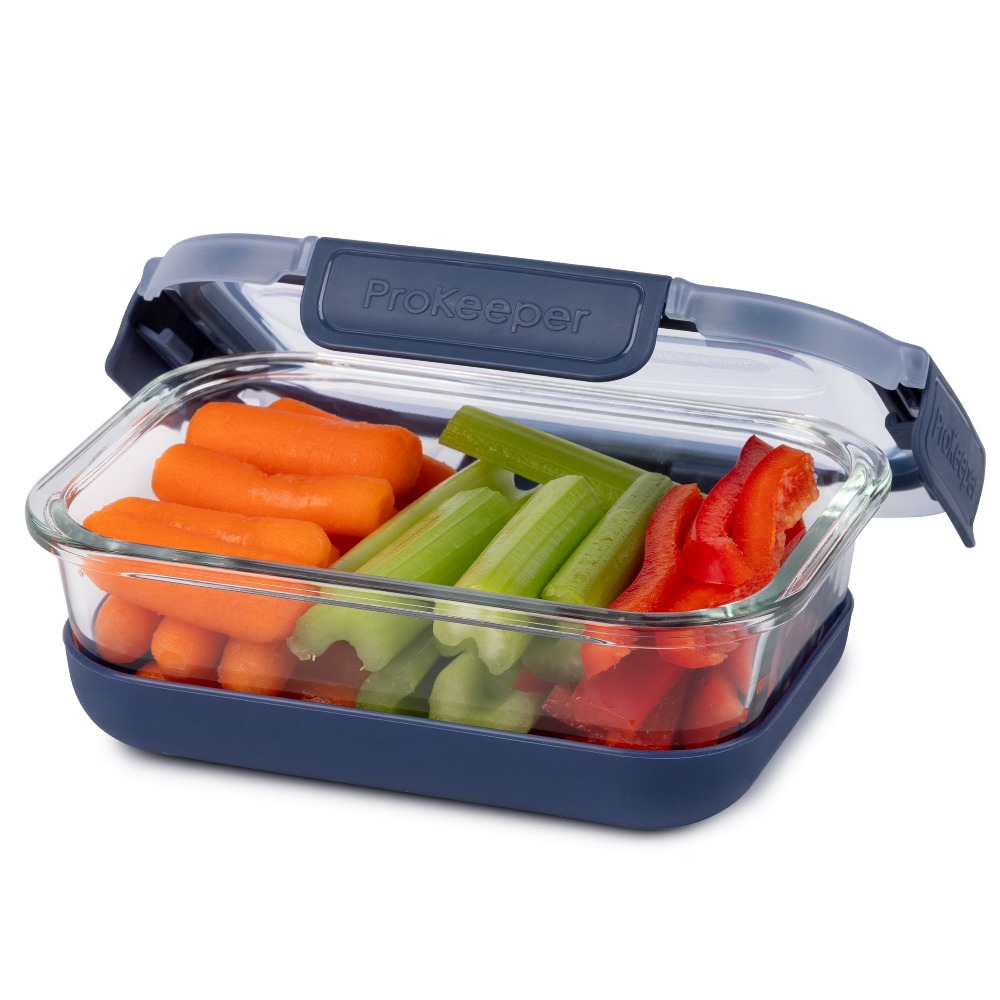 2.8컵 유리 식품 보관 용기, 실리콘 바닥 및 밀폐형 - Food Storage For Pantry 리뷰 및 가격
