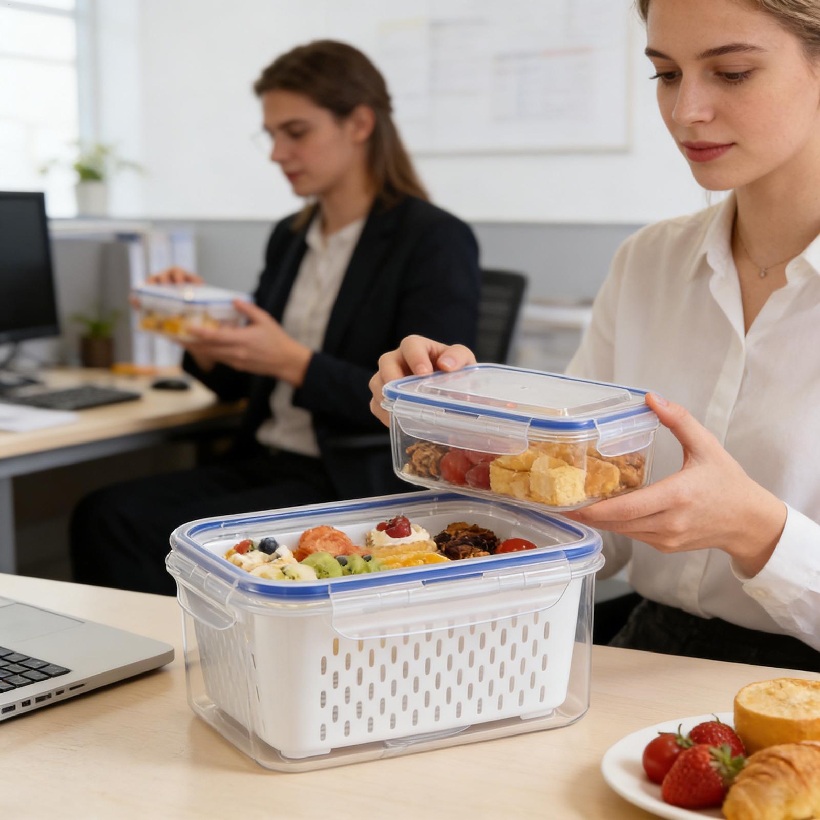 4 in 1 식품 보관 용기 4 in 1 누수 방지 투 - Food Storage Refrigerator 리뷰 및 가격