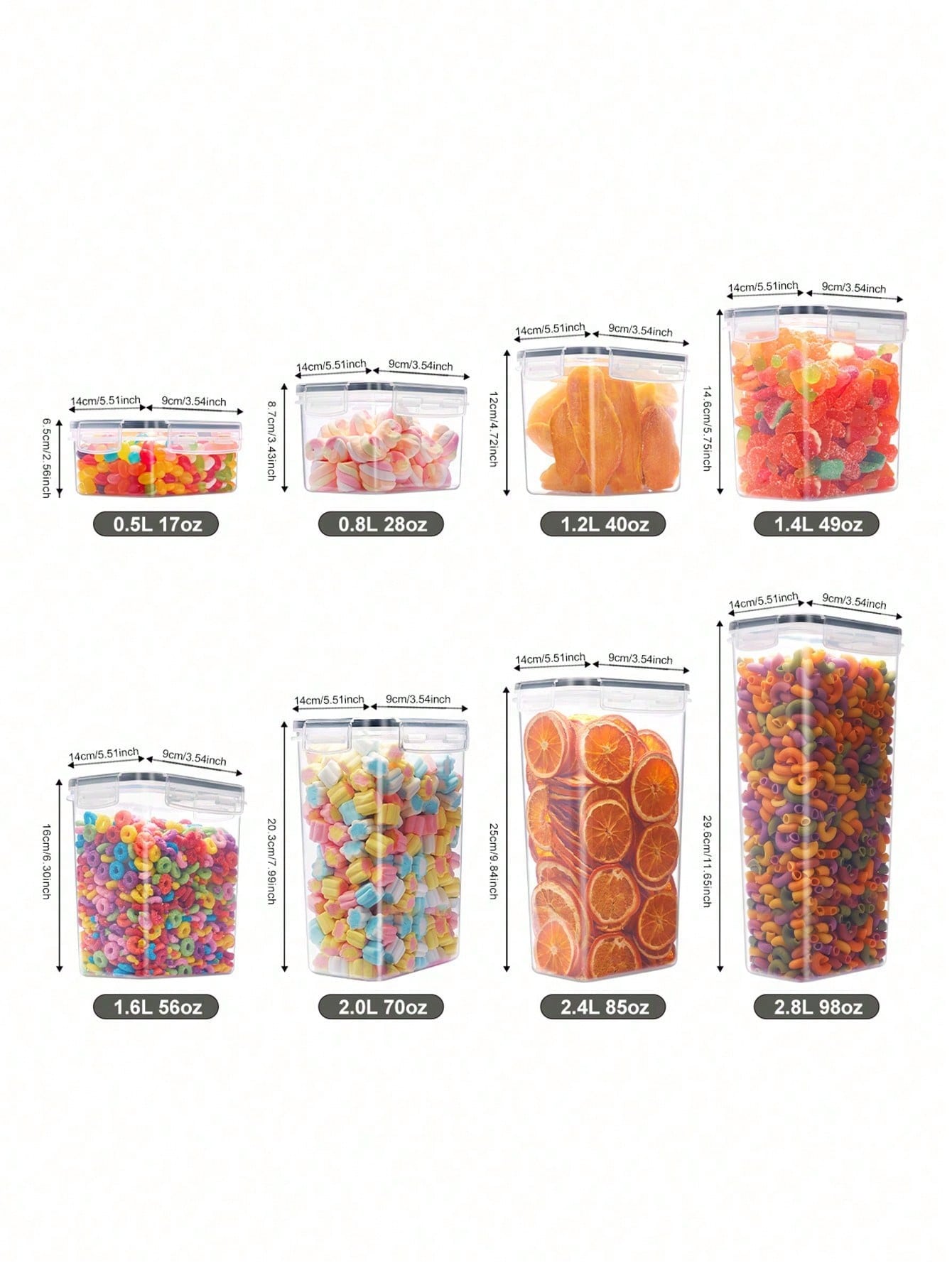 48개의 밀폐 식품 보관 용기, 간편한 잠금 뚜껑이 있 - Food Storage For Pantry 리뷰 및 가격