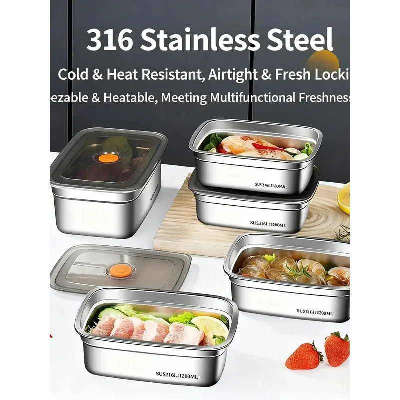 대용량 스테인리스 스틸 누수 방지 밀폐형 도시락통, 캠 - Xxl Food Storage Container 리뷰 및 가격