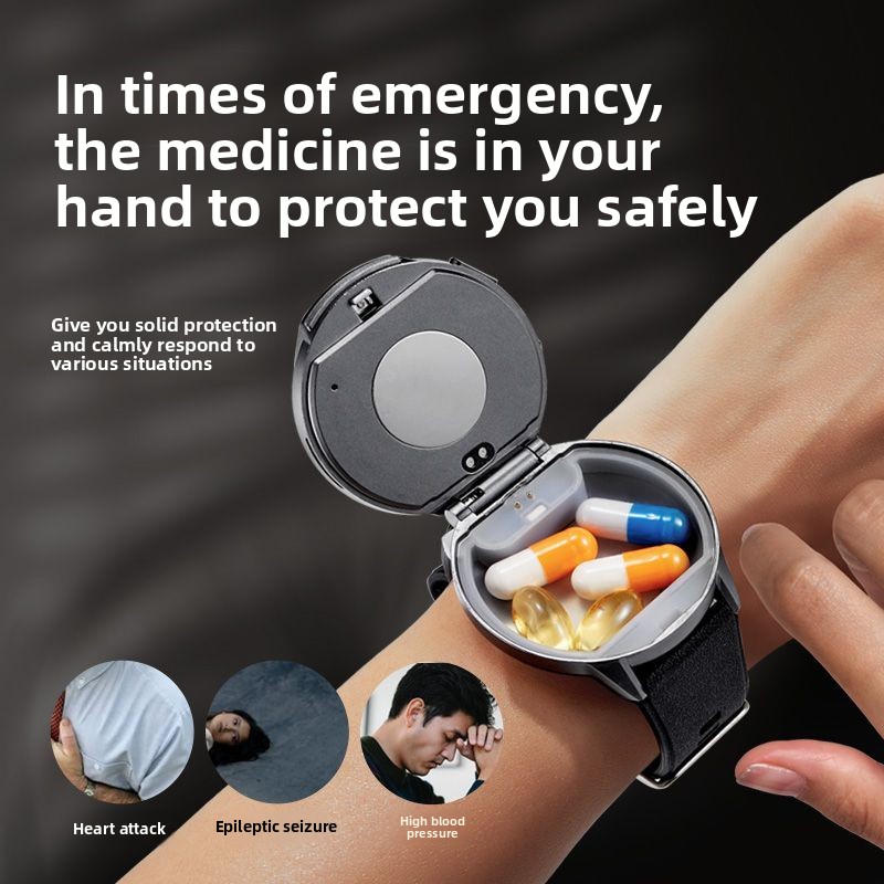 스마트 약 알림 시계 2 in 1 휴대용 약 보관함 응 - Food Storage Emergency 리뷰 및 가격
