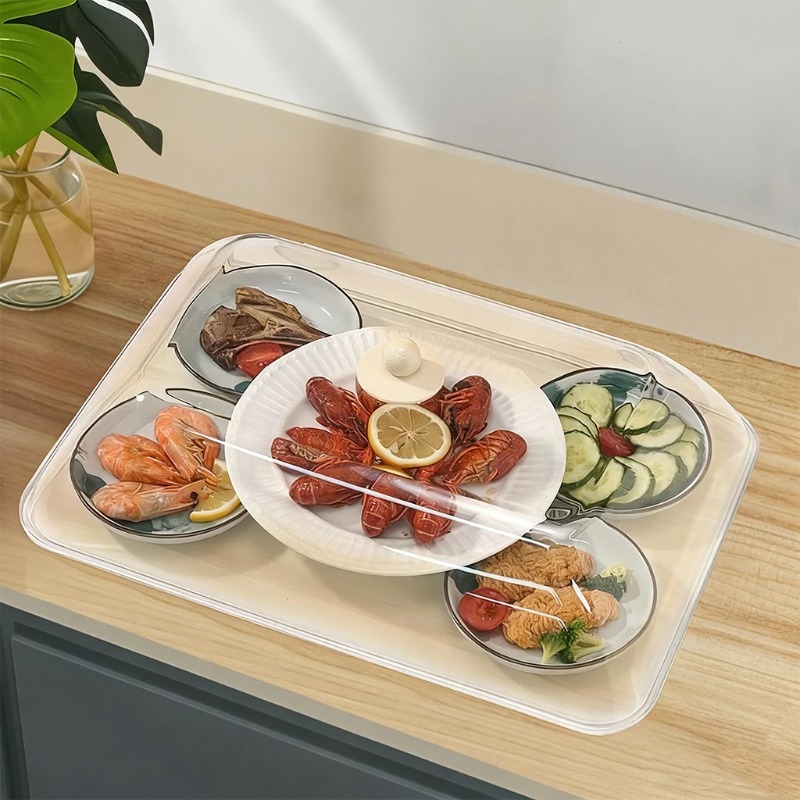 WORTHBUY 재사용 가능한 플라스틱 식품 커버 투명 - Food Storage With Lids 리뷰 및 가격