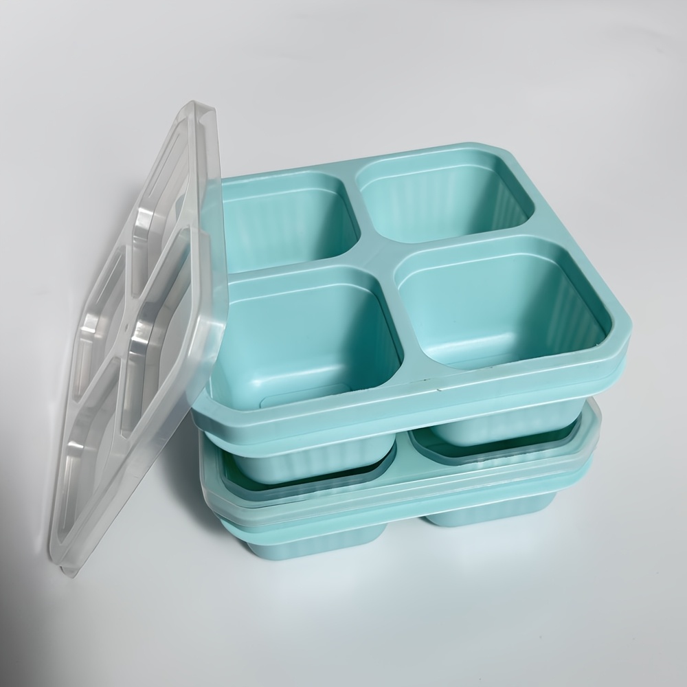 SGIAWETA-2피스 뚜껑 있는 도시락 세트, 4칸  - Food Storage And Preparation 리뷰 및 가격