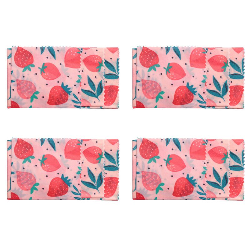 B62B-4세트 재사용 가능한 밀랍 천 랩 식품 신선  - Beeswax Food Wrap 리뷰 및 가격