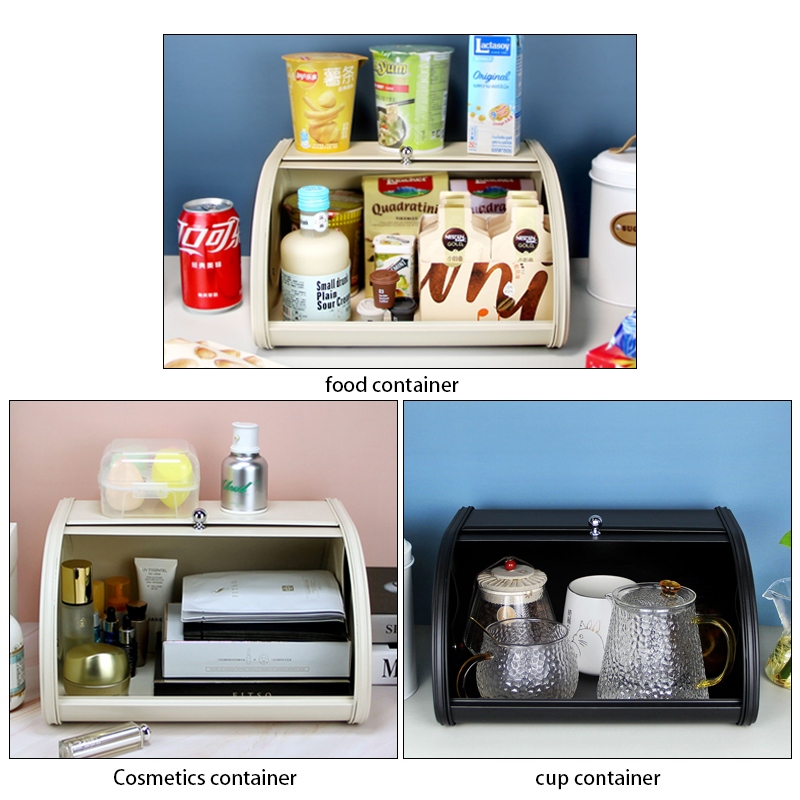 금속 빵 보관함, 브레드박스，블랙 식품 보관 용기, 주 - Xxl Food Storage Container 리뷰 및 가격