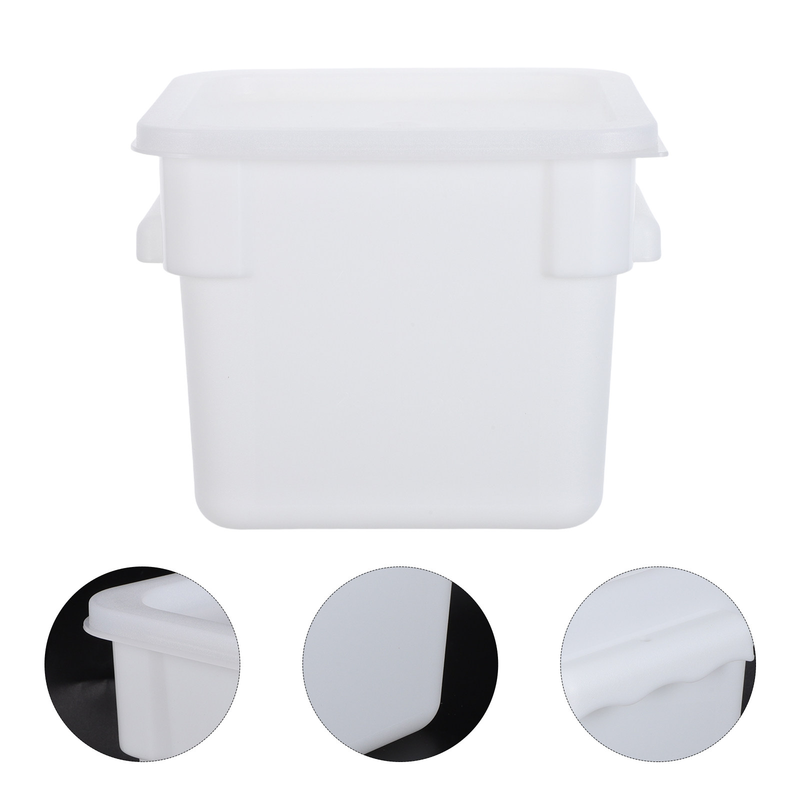 식품 보관용 버킷 뚜껑 포함, 쌓을 수 있는 사각형 흰 - Food Storage For Pantry 리뷰 및 가격