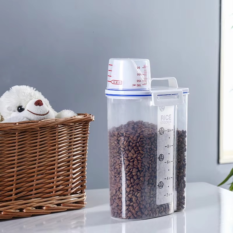 친환경 플라스틱 반려동물 사료 보관함, 강아지 필수품  - Food Storage Hot 리뷰 및 가격