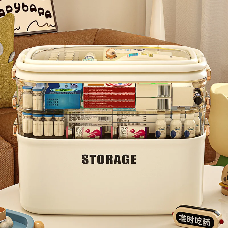 대용량 가족 의약품 정리함 다기능 구급상자 약통 응급  - Food Storage Emergency 리뷰 및 가격