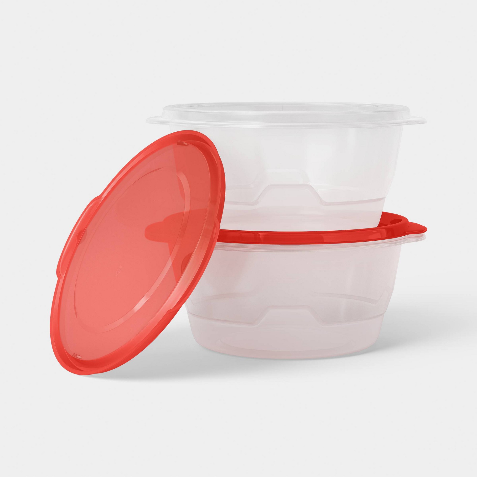 2캐럿 대형 원형 식품 보관 용기 128온스 투명 플라 - Food Storage For Pantry 리뷰 및 가격