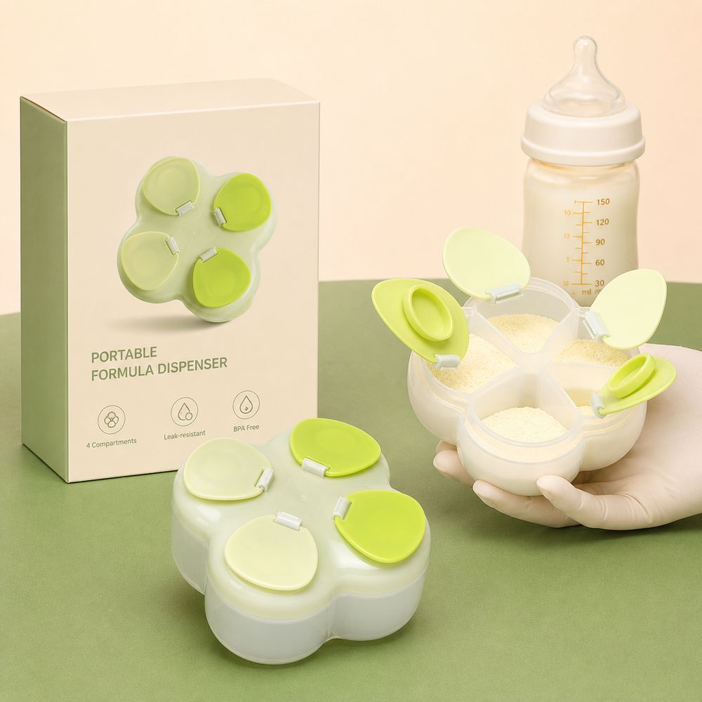 분할형 분유 디스펜서 720ml 4칸 분유통 PP 와이 - Food Storage Dispenser 리뷰 및 가격