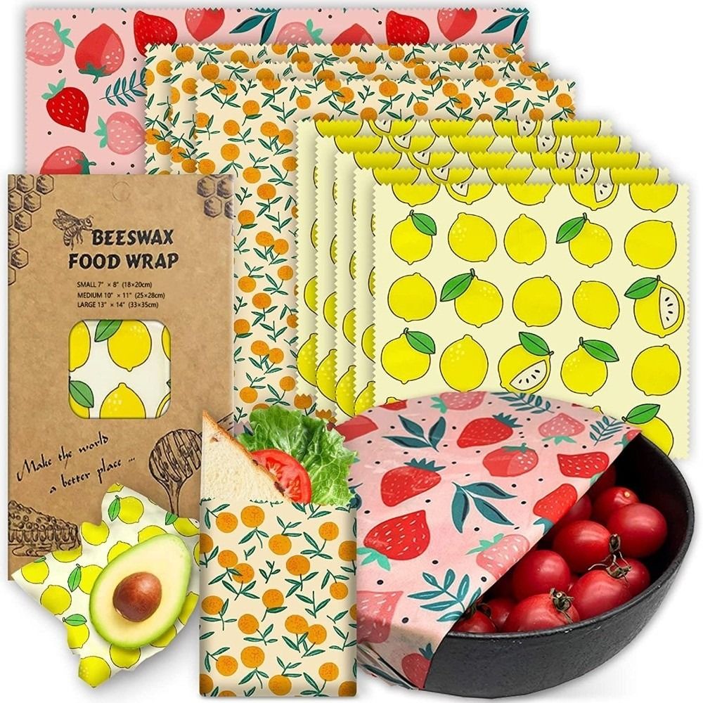 9개입 다용도 사이즈 벌집형 식품 포장지 신선도 유지  - Beeswax Food Wrap 리뷰 및 가격