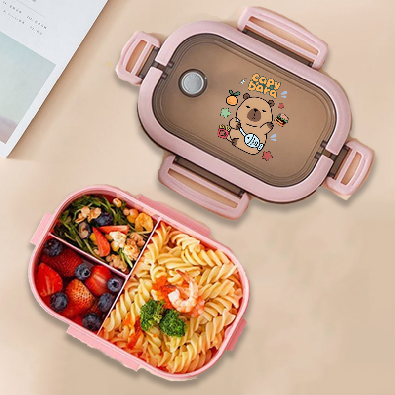 Capybara 도시락 상자 애니메이션 동물 인쇄 식품 - Food Storage And Containers 리뷰 및 가격