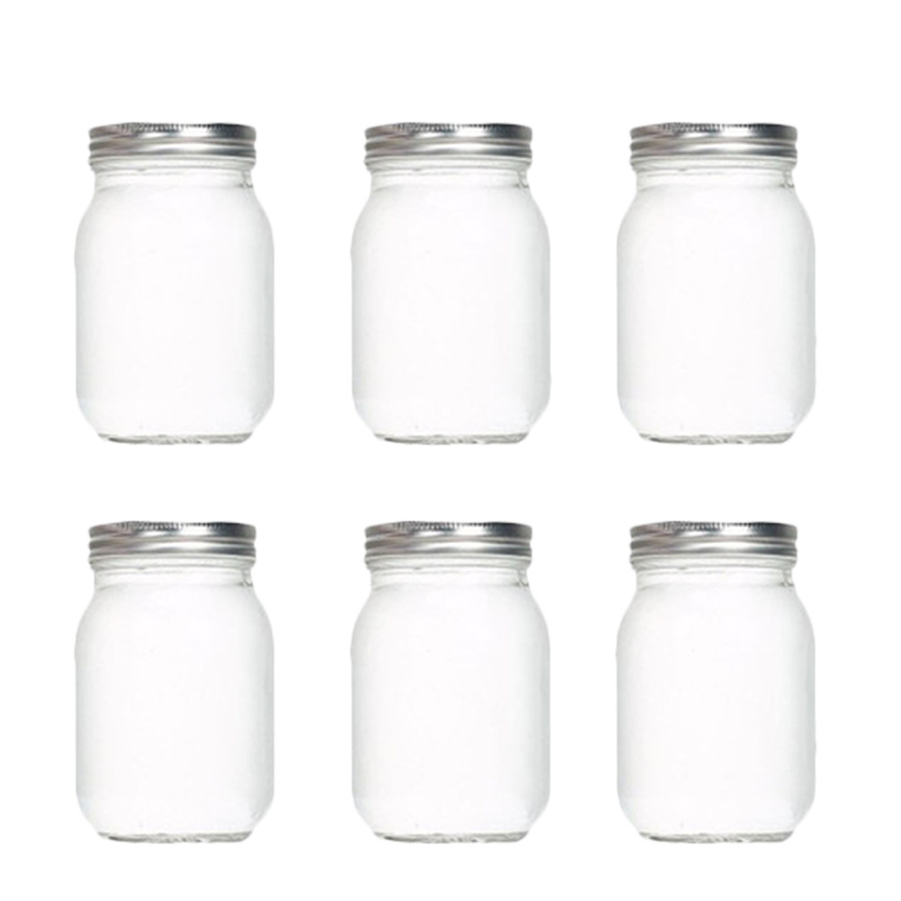 6Pcs 투명한 둥근 유리병, 식품 저장용 밀폐 뚜껑  - Food Storage With Lids 리뷰 및 가격