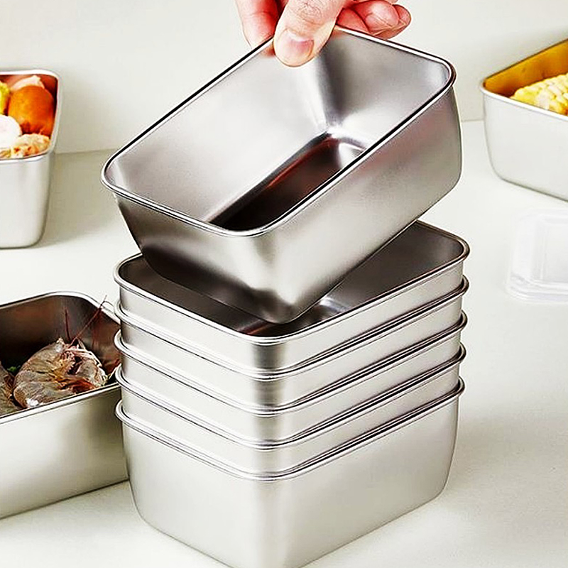 1개 스테인리스 스틸 냉장고 식품 보관함 플라스틱 뚜껑 - Food Storage And Preparation 리뷰 및 가격