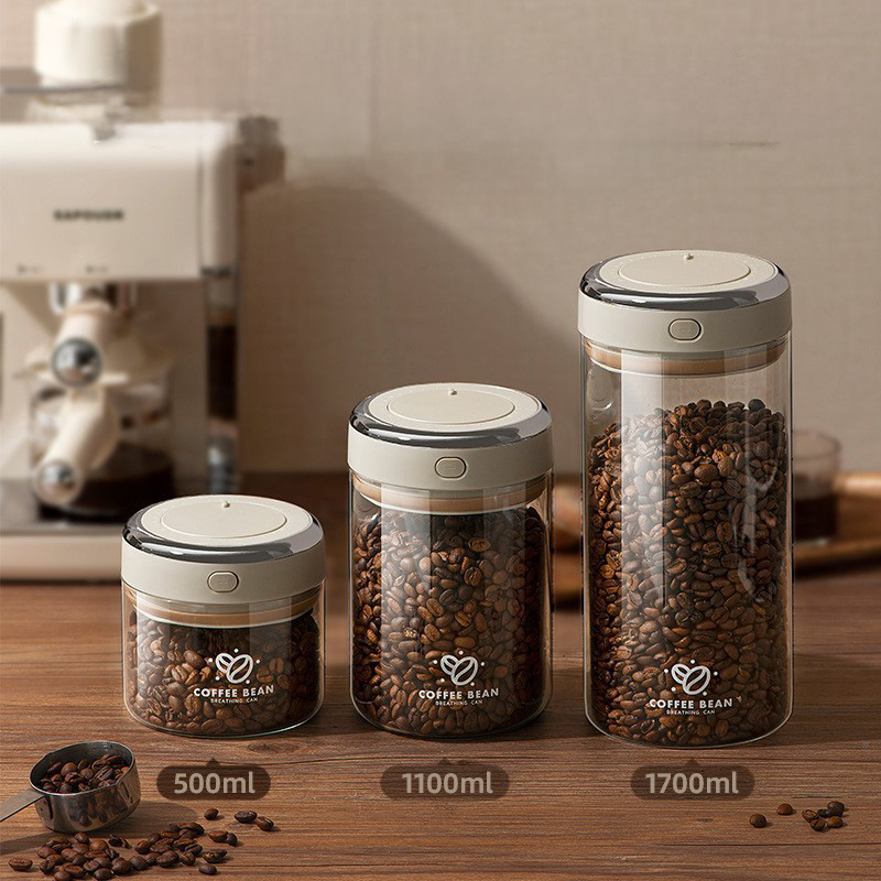 500/1100/1700ml 커피 원두 진공 밀봉 탱크 - Food Storage Jars & Containers 리뷰 및 가격