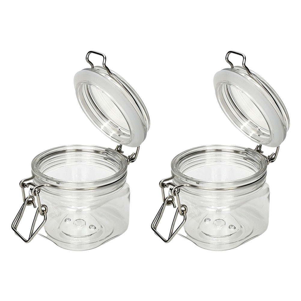 2Pcs 밀봉 된 저장 용기 투명 꿀 병 식품 저장을위 - Food Storage Jars & Containers 리뷰 및 가격