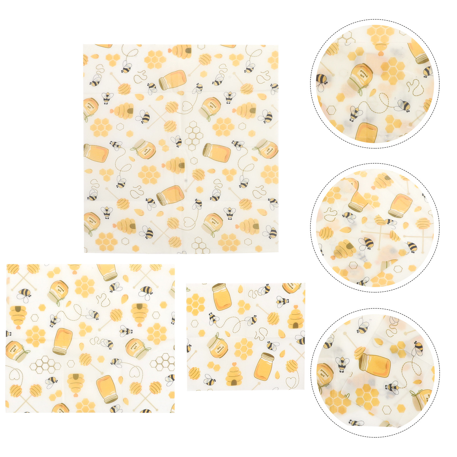 3개입 벌집형 식품 포장재 재사용 가능 피크닉 주방용  - Beeswax Food Wrap 리뷰 및 가격