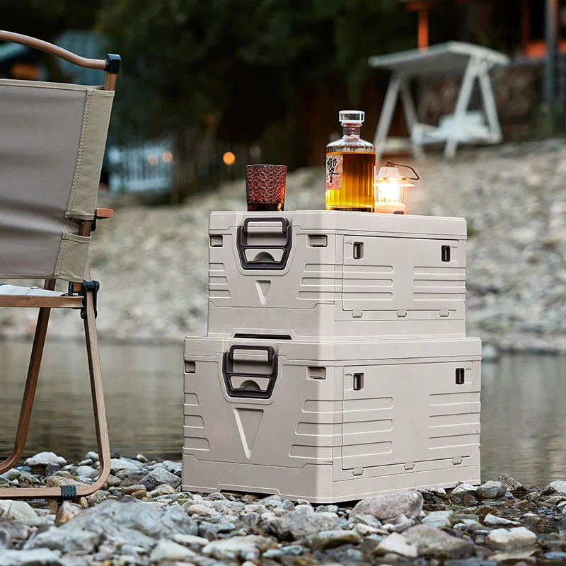 자동차 보관함 야외 캠핑 접이식 보관함 뚜껑이 있는 대 - Xxl Food Storage Container 리뷰 및 가격