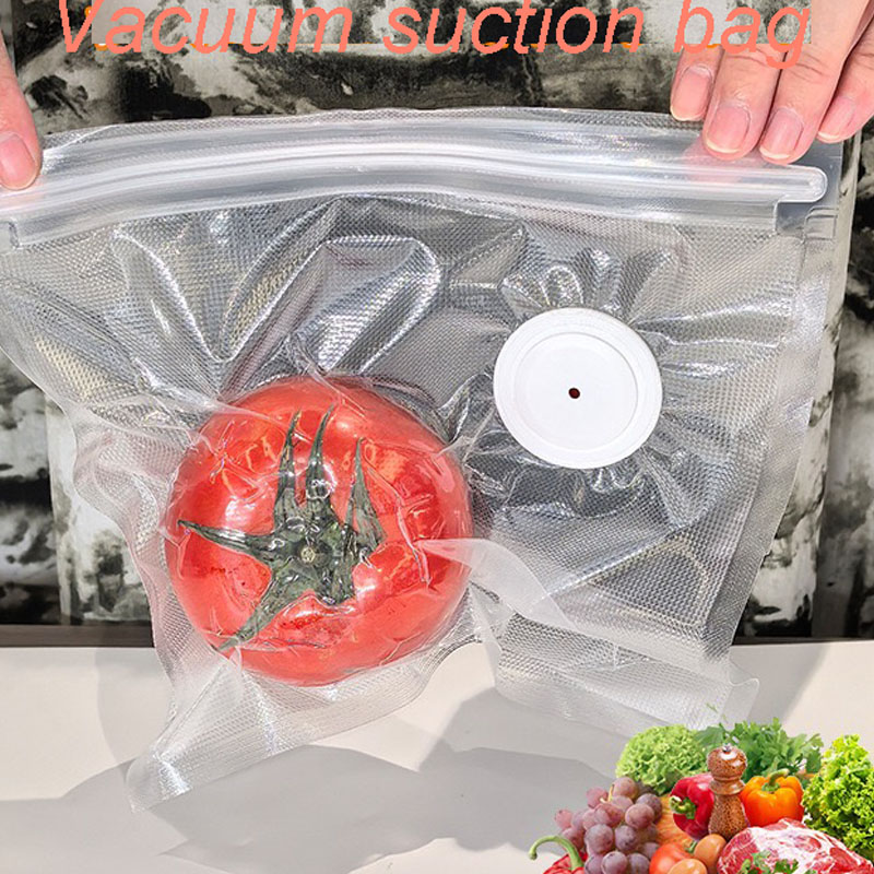새로운 재사용 가능한 진공 저장 백 주방 채소 과일 포 - Food Storage Hot 리뷰 및 가격