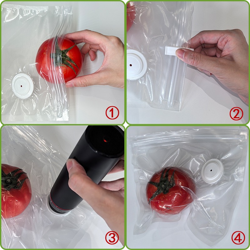 새로운 재사용 가능한 진공 저장 백 주방 채소 과일 포 - Food Storage Hot 리뷰 및 가격