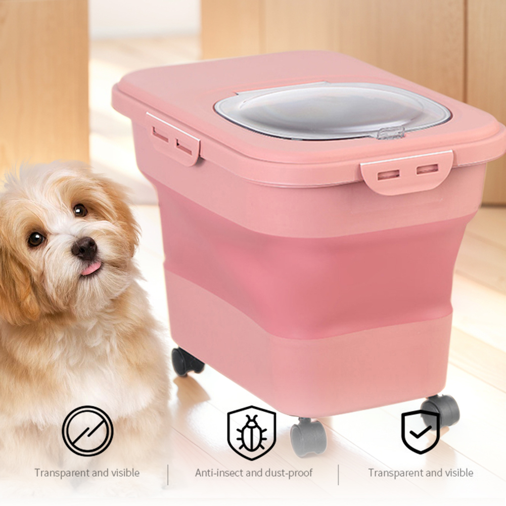 접이식 건식 고양이 사료 상자 20-30LB 접이식 고 - Xxl Food Storage Container 리뷰 및 가격