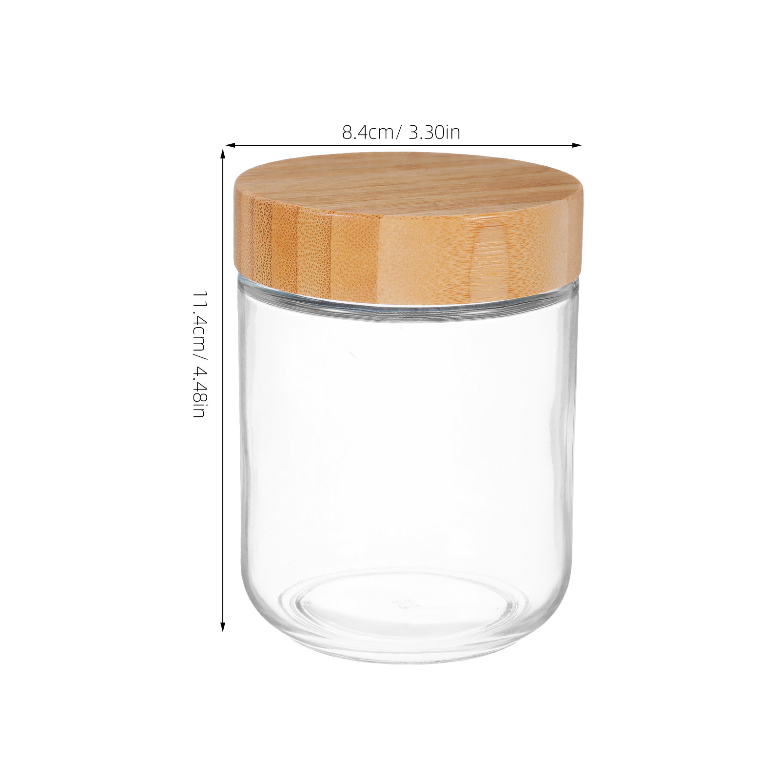 4개입 유리 주방 보관 용기, 대나무 뚜껑 밀폐 용기, - Food Storage For Pantry 리뷰 및 가격