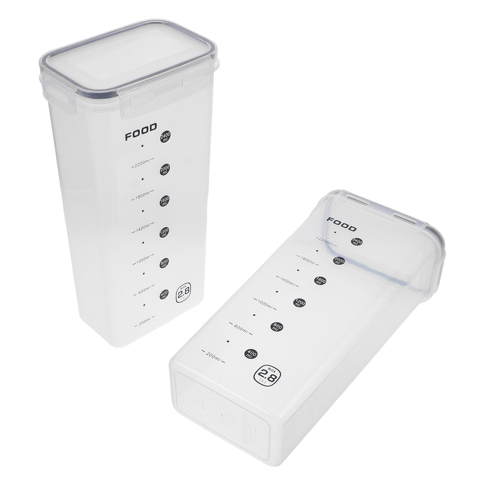 2개 투명 곡물 보관 용기 밀폐형 쌀 시리얼 파스타 디 - Food Storage Dispenser 리뷰 및 가격
