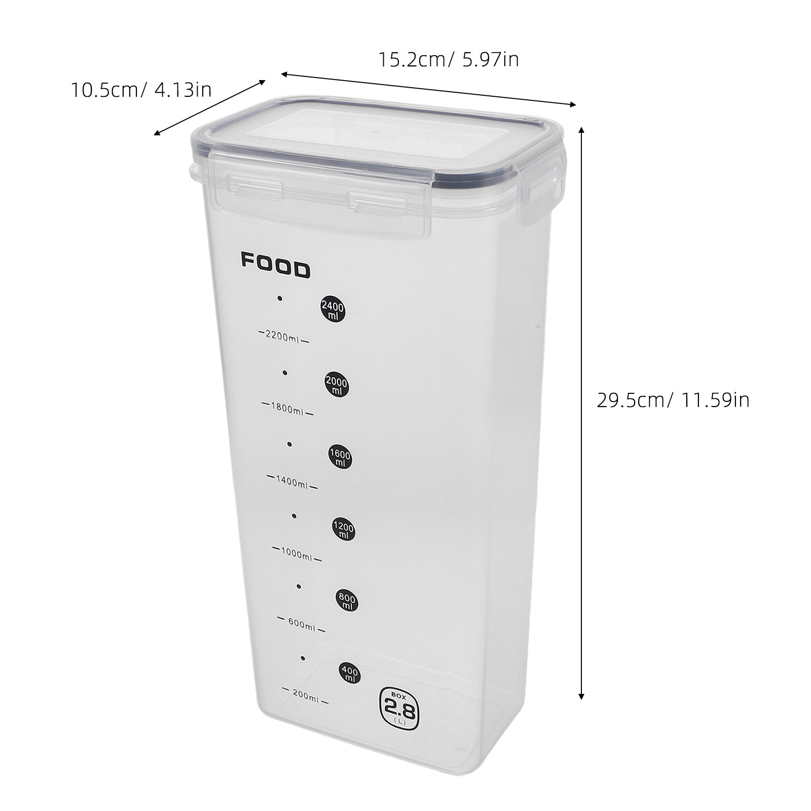 2개 투명 곡물 보관 용기 밀폐형 쌀 시리얼 파스타 디 - Food Storage Dispenser 리뷰 및 가격