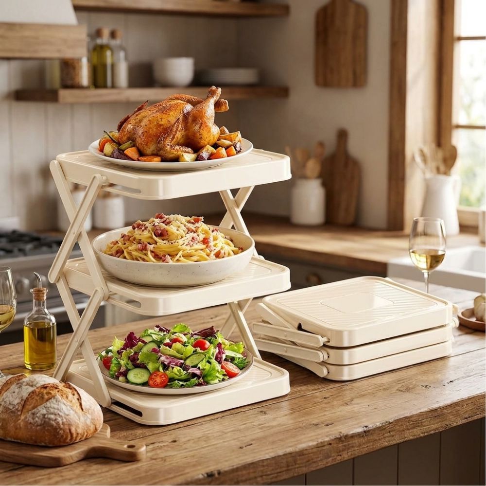 3/4단 식기 보관 랙 대용량 공간 절약형 음식 준비대 - Food Storage And Preparation 리뷰 및 가격